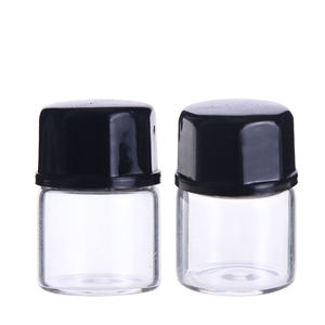 1ml <b>Mini</b> Empty clear Fragrances Essential Oil Sample Small Glass Perfume <b>Bottles</b> With Screw Cap - Product Image 3