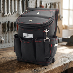Heavy-Duty Electrician Carpentry Construction Tool Backpack Multi-Pocket Organization Water Resistant Waterproof Nylon Polyester - Product Image 4