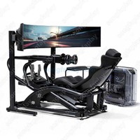 Cockpit de simulation de course Songfa en PVC écologique, durable et confortable, simulateur de mouvement, plateforme de simulation de course clé en main pour les centres de jeu VR