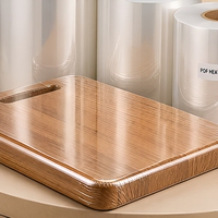 Fabricant en gros de film rétractable POF, largeur de rouleau personnalisée, livraison rapide, certifié ISO pour l'emballage des planches à découper en bois
