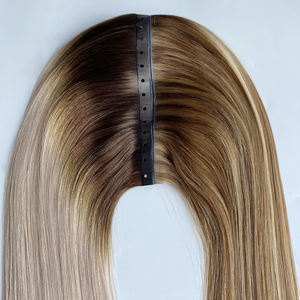 Extensiones de Cabello Virgen 100% de Alta Calidad, Color Claro, con Trama de Mariposa y Orificio, se Pueden Cortar, Compatibles con Genius Weft - Product Image 2