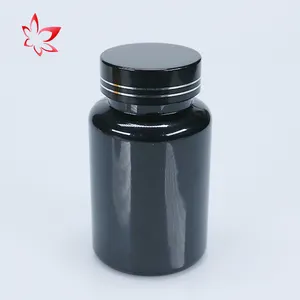 Custom Cheap PET Capsule Container 120Ml Red Pink Empty Supplement Vitamin Capsule Pill Plastic Bottle For Packaging