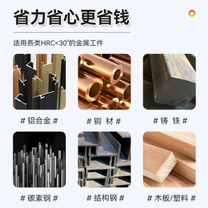 ดอกต๊าปหกเหลี่ยมยูเจี้ยน 6542 เหล็กกล้าความเร็วสูง ร่องตรง สำหรับเจาะโลหะ - Product Image 4