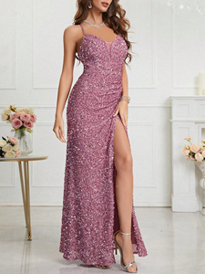 Vestido elegante con lentejuelas para mujer, elegante traje de fiesta, vestido de graduación, vestido para invitadas de boda, vestido de novia - Product Image 5