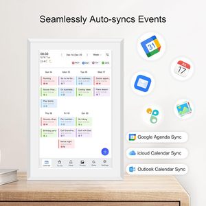 Calendario Inteligente con Pantalla Táctil INSOVISION de 10.1 Pulgadas con Video HD de 1080p, Soporte para MP3, Wi-Fi y Reloj - Product Image 3