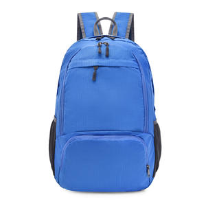 Nueva mochila plegable para exteriores-Bolso <span class=keywords><strong>de</strong></span> hombro doble deportivo informal con logotipo impreso-Bolsa <span class=keywords><strong>de</strong></span> viaje ligera resistente al agua - Product Image 3