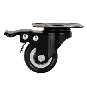 Moderner Universal-Trolley-Nachlauf aus Stahl mit schwerem austauschbarem Brems rad für Küchenmöbel im Büro - Product Image 4