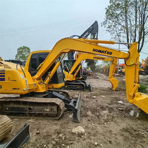 Mini Escavatore Usato <span class=keywords><strong>Komatsu</strong></span> PC60 da <span class=keywords><strong>6</strong></span> Tonnellate Macchina da Cantiere con Componenti Principali Motore e Pompa per Piccoli Lavori di Movimento Terra - Product Image 4