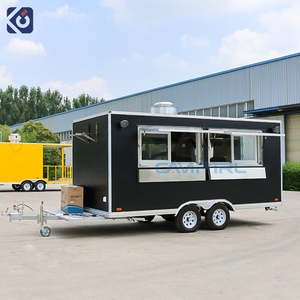 CAMPTRL Towable Customized <strong>Food</strong> Trailer Mobile <strong>Food</strong> Truck Fully Equipped Kitchen Concession Trailer Ice Cream Pizza <strong>Food</strong> <strong>Cart</strong> - Product Image 1