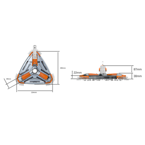 Nettoyeur <span class=keywords><strong>triangulaire</strong></span> flexible pour piscine Bluewave, tête d'<span class=keywords><strong>aspirateur</strong></span> pour piscines moyennes et grandes - Product Image 5