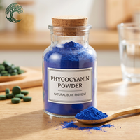 Poudre de spiruline bleue certifiée biologique, extrait de phycocyanine E6 E18 E25 E40 Blue Majik pour usage alimentaire |   Échantillon gratuit et service OEM