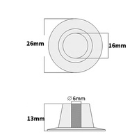 Convient pour le bouton de vitesse de commande de commutateur rotatif de guitare Gibson Les Paul