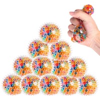 Boules d'eau anti-stress colorées en forme d'œuf, jouet sensoriel souple pour enfants, vente en gros pour fêtes