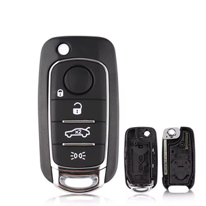 Gấp từ xa chìa khóa xe vỏ bìa trường hợp Fob cho Fiat 500x Toro egea Tipo 2016 2017 2018 Uncut Blade sip22 thay thế - Product Image 2