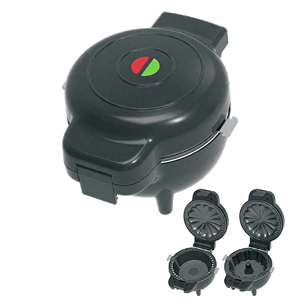 เครื่องทำโดนัทไฟฟ้า2 in 1 500W แบบปรับแต่งได้เองเครื่องทำ<span class=keywords><strong>เค้ก</strong></span><span class=keywords><strong>ลาวา</strong></span>ขนาดเล็กสำหรับอาหารเช้า - Product Image 1