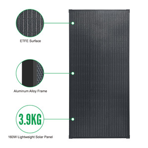 Module <span class=keywords><strong>solaire</strong></span> monocristallin à haute efficacité 100W 160W 200W Léger ETFE avec cadre <span class=keywords><strong>Panneau</strong></span> <span class=keywords><strong>solaire</strong></span> flexible PV <span class=keywords><strong>pour</strong></span> <span class=keywords><strong>camping</strong></span>-<span class=keywords><strong>car</strong></span> - Product Image 1