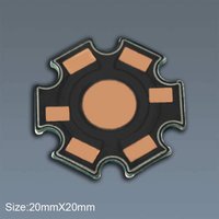 Circuit imprimé électronique personnalisé OEM & ODM MANKUN 20mm 94v-0 avec base en aluminium et épaisseur de cuivre de 1,0 mm, prototype PCB & PCBA