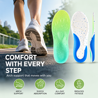 Semelles orthopédiques de qualité supérieure, respirantes et amortissantes pour la marche, la course et la position debout prolongée