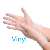Vente en gros usine de gants sans poudre, gants en nitrile à usage médical, gants jetables en vinyle, latex et nitrile