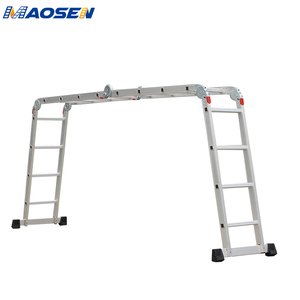 Échelle escamotable pliable domestique à prix abordable 4x3 4x4 4x5 4x6 3.6M 4.7M <span class=keywords><strong>5</strong></span>.7M 6.7M - Product Image 4