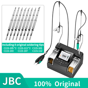 Ban đầu JBC NASE-2C làm lại Trạm Hàn Nano chính xác C115 hàn sắ<span class=keywords><strong>t</strong></span> T115-A xử lý sửa chữa SMD PCB công cụ - Product Image 2