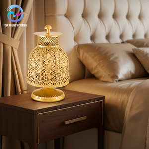 Lámpara <span class=keywords><strong>de</strong></span> Mesa Marrakech Europea Hecha a Mano al por Mayor con Luz LED Cálida <span class=keywords><strong>Blanca</strong></span> para Decoración <span class=keywords><strong>de</strong></span> Sala <span class=keywords><strong>de</strong></span> Estar - Product Image 1