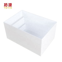 En Stock Lot de 3 Présentoirs Alimentaires en Acrylique pour Buffet – Rehausseurs et Socles de Présentation