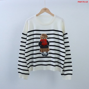 Nouveau Pull <span class=keywords><strong>Femme</strong></span> Automne 2026 de Haute Qualité à Manches Longues et Col Rond avec Motif Ours de Dessin Animé - Product Image 1