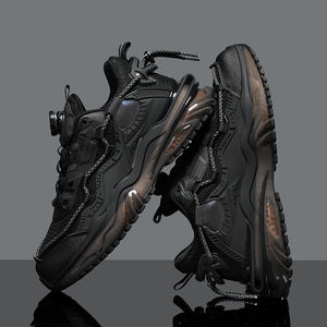 รองเท้าวิ่งลำลองผู้ชาย ดีไซน์ปุ่มหมุนแฟชั่น ผ้าตาข่ายระบายอากาศ สำหรับฤดูร้อน/ฤดูใบไม้ผลิ/ฤดูใบไม้ร่วง/ฤดูหนาว - Product Image 1