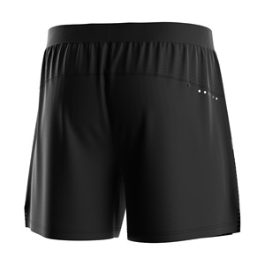Shorts de course en plein air, vêtements de sport décontractés avec logo réfléchissant haute visibilité et poche zippée pour le jogging, l'entraînement et les sports - Product Image 2