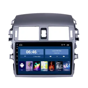 carplay Android 13 Car Radio Multimedia DVD Player for Toyota Corolla E140/150 2008 -2013 GPS navigation split screen swc