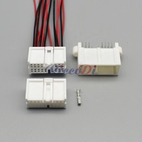 Conector PCB Miniatura de 16 Pines Macho y Hembra, Carcasa de Plástico para Auto, Adaptador Sin Sellado, Enchufe de Bajo Consumo para Vehículo