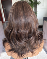 Perruque en cheveux humains européens doublement étirés, casher, avec base en soie, nœuds simples indétectables, dos en maille élastique, taille de bonnet personnalisable