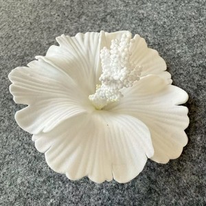 FSH04 Mousse Doux Bord Incision Hawaïen Partie Décor <span class=keywords><strong>Extra</strong></span> Long Hibiscus Bande De Cheveux Fleur En Gros Femmes Pinces À Cheveux - Product Image 4