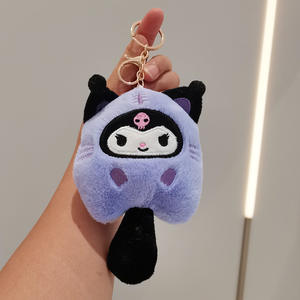 Vente en gros de poupées en coton PP miniatures mignonnes Kuro-Mi Saniro Myl0dy <span class=keywords><strong>Manga</strong></span>, personnage de dessin animé, jouet en peluche, porte-clés - Product Image 4