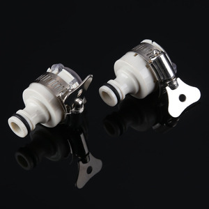 Connecteur <span class=keywords><strong>de</strong></span> robinet en plastique blanc DaringFish avec raccords rapides, diamètre 1/2 pouce, <span class=keywords><strong>collier</strong></span> <span class=keywords><strong>de</strong></span> <span class=keywords><strong>serrage</strong></span> manuel <span class=keywords><strong>pour</strong></span> irrigation - Product Image 3
