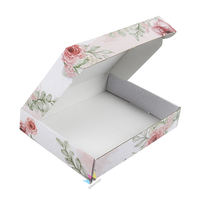 Papier de boîte cadeau rigide plat holographique pliable magnétique cosmétique en soie personnalisé