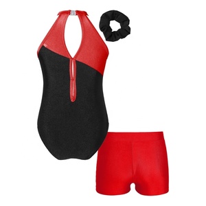 6-16 enfants Costumes de danse pour enfants ensemble de vêtements strass filles formation Dancewear Performance scène vêtements de danse - Product Image 3