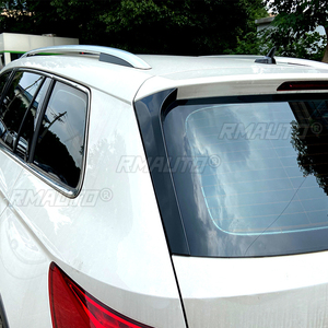 2 pièces Spoiler latéral de fenêtre arrière noir brillant pour Skoda Kodiaq 2017-2021 Accessoires de voiture - Product Image 4