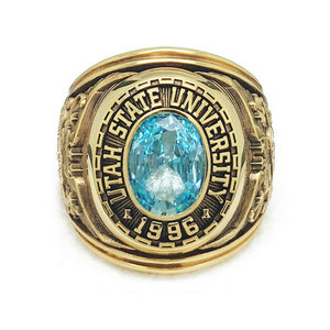 خواتم بطولة مدرسية قابلة للتخصيص من جيدينغ مطلية بالذهب بتصميم مخلبي من النحاس/فضة استرلينية عيار 925 - بالجملة من قوانغدونغ - Product Image 3