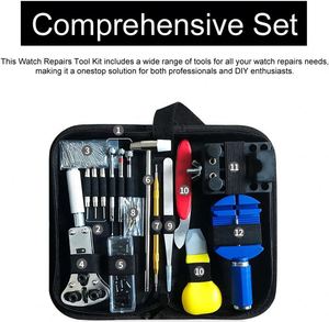 147 Pcs Professional Watch Repair Kit Multi-function Screwdriver & Spring Bar Tool Set with OEM Support 3-Year Warranty - Product Image 4