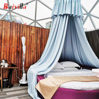 Tente Igloo extérieure personnalisée de haute qualité maison à bulles de verre transparent pour Camping chambre d'hôtel sphérique vitrée pour entrepôt de salle de bain