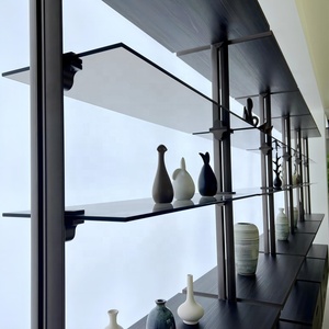 Modern Luxury Eco-friendly Living Room Side <strong>Cabinet</strong> Panel Design <strong>Grey</strong> Wooden Decorative <strong>Display</strong> <strong>Cabinet</strong> for Home Hospital Hotel - Product Image 3