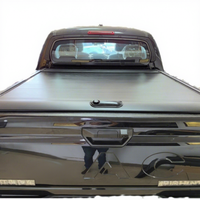 Couverture de benne de pick-up rétractable à enroulement, étanche, en alliage d'aluminium verrouillable pour T6/T8/T9