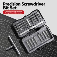 ANDUUK – Kit de tournevis multifonction 24-en-1 avec cliquet, embouts et mini-outils de réparation pour PC et usage domestique