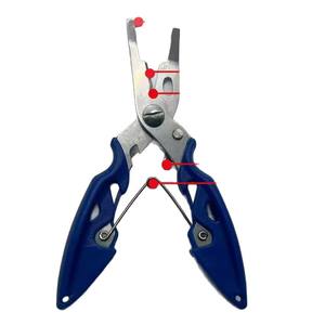 Alicates de pesca multifuncionales, removedor de anzuelos de acero inoxidable, cortador de línea, portátil para uso en pesca al aire libre - Product Image 3