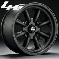 Jantes monobloc personnalisées noires mates à profil profond 18-20 pouces, roues JDM toutes tailles, toutes entraxes pour Honda, Toyota, Nissan, Mazda, BMW
