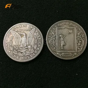 Monedas antiguas de 38,1mm, colección de compradores, logotipo personalizado, moneda de Metal para gran oferta