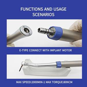 20:1 Sistemas de cirugía Producto de pulverización externa Piezas de mano para implantes dentales de ángulo inverso - Product Image 6