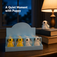 Jouets Squishy Mignons en Forme de Chiot, Matériel Souple à Presser, Anti-Stress, Personnalisables OEM ODM pour Bureau